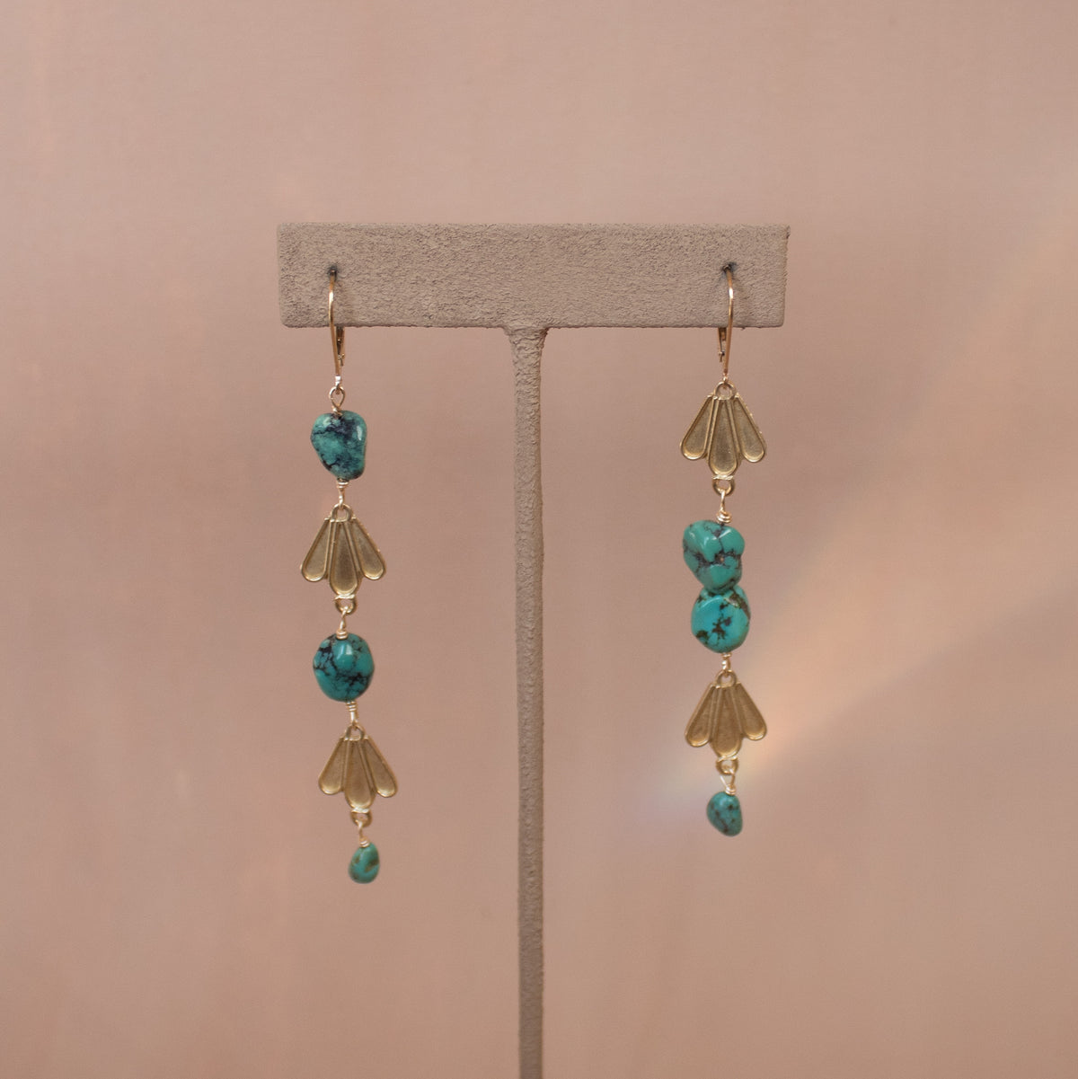 3 Rays Asymmetrical Earrings