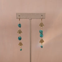 3 Rays Asymmetrical Earrings