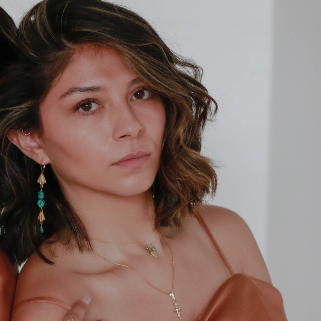 3 Rays Asymmetrical Earrings