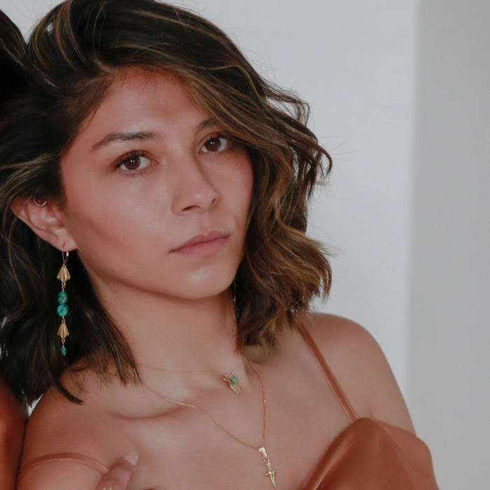 3 Rays Asymmetrical Earrings