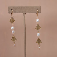 3 Rays Asymmetrical Earrings