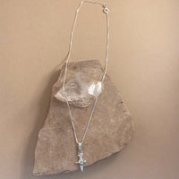 Dagger with Heart Necklace
