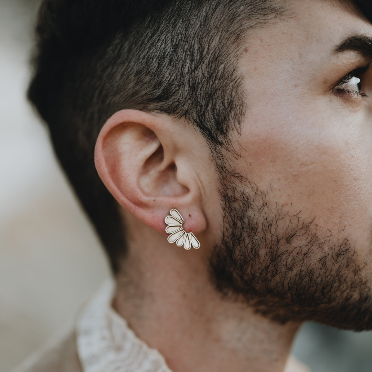 Seven Rays Stud Earrings