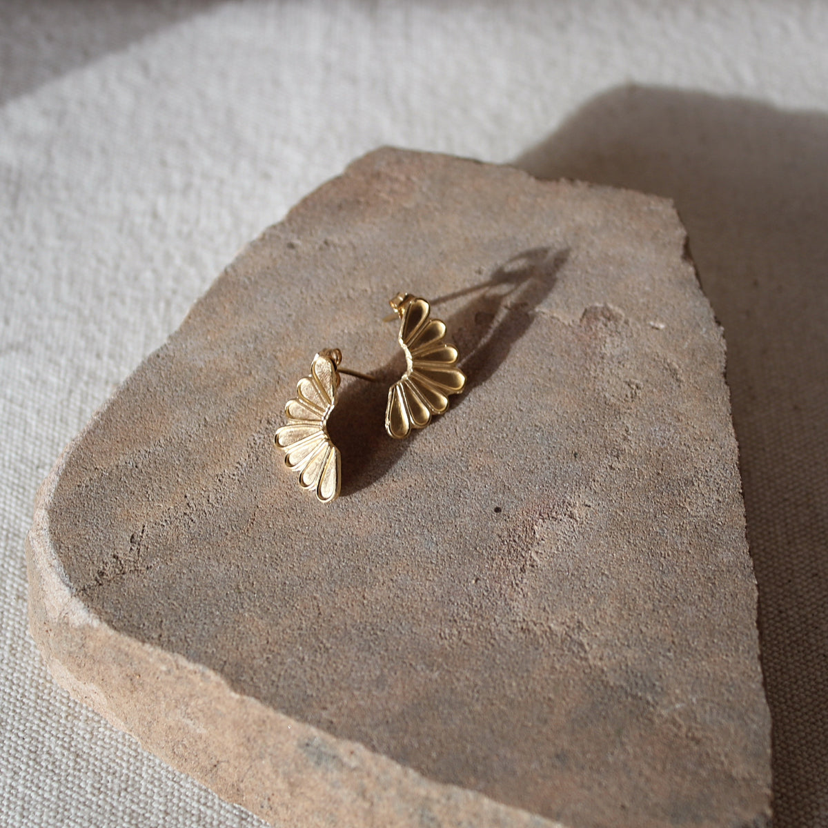 Seven Rays Stud Earrings