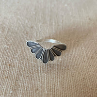 Sun Ray Stacking Ring