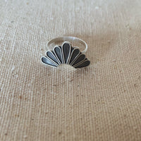 Sun Ray Stacking Ring
