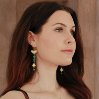 Asymmetrical Mariposa Earrings