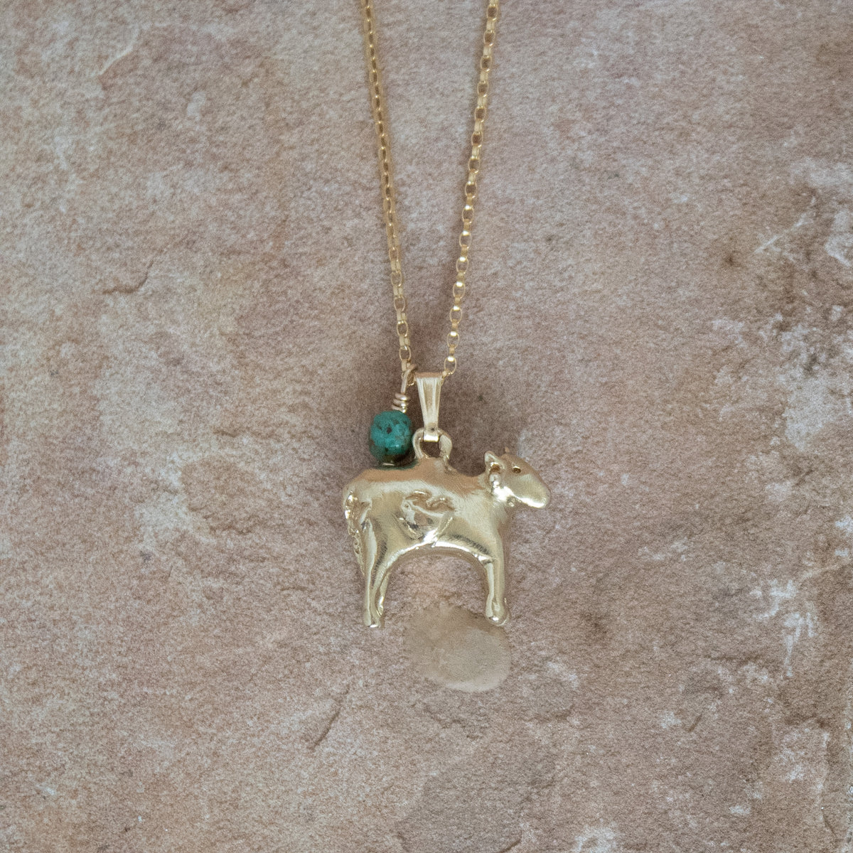 Petunia Cow w/ Turquoise