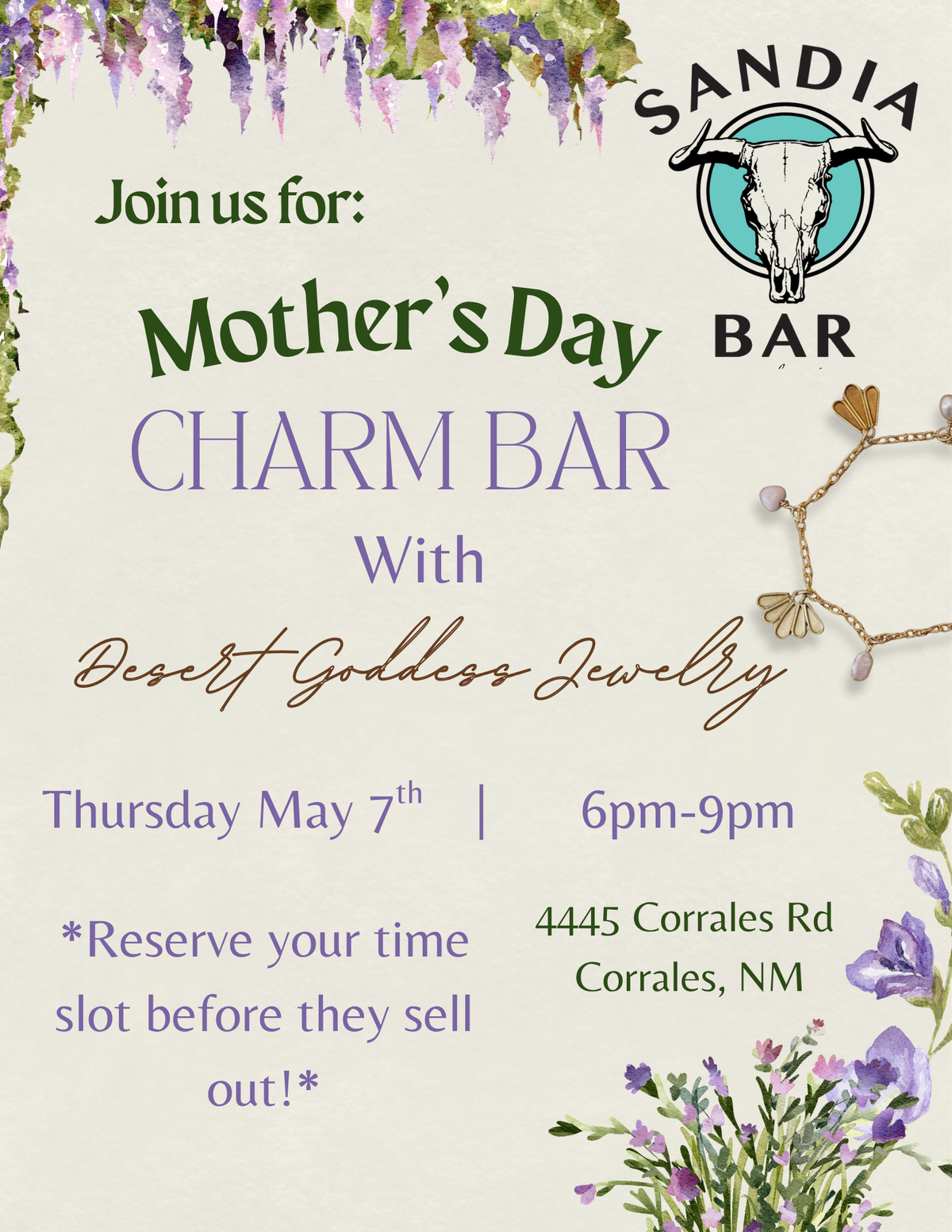 Goddess Adornment Bar Mother's Day Pop-Up
