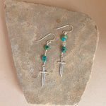 Long Turquoise Dagger Dangles