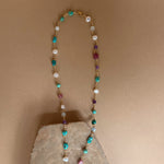 Sacred Heart Multi-Gemstone Necklace