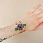 Amber & Turquoise Divinity Cuff