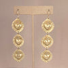 Cascading Sacred Heart Earrings
