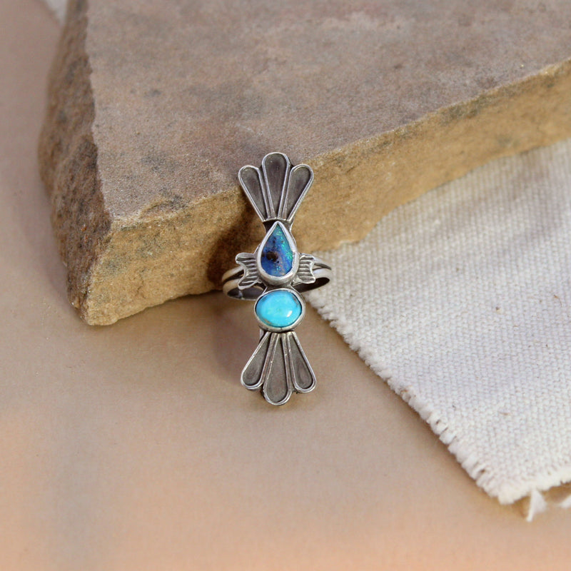 Turquoise & Opal Dream Ring