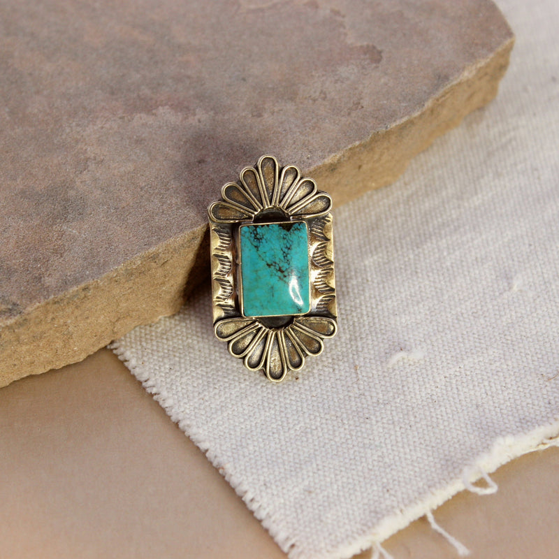 Turquoise Frame Ring