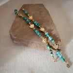3 Rays Turquoise Charm Bracelet