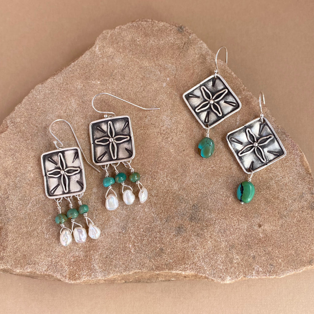 Talavera Short Fringe Earrings
